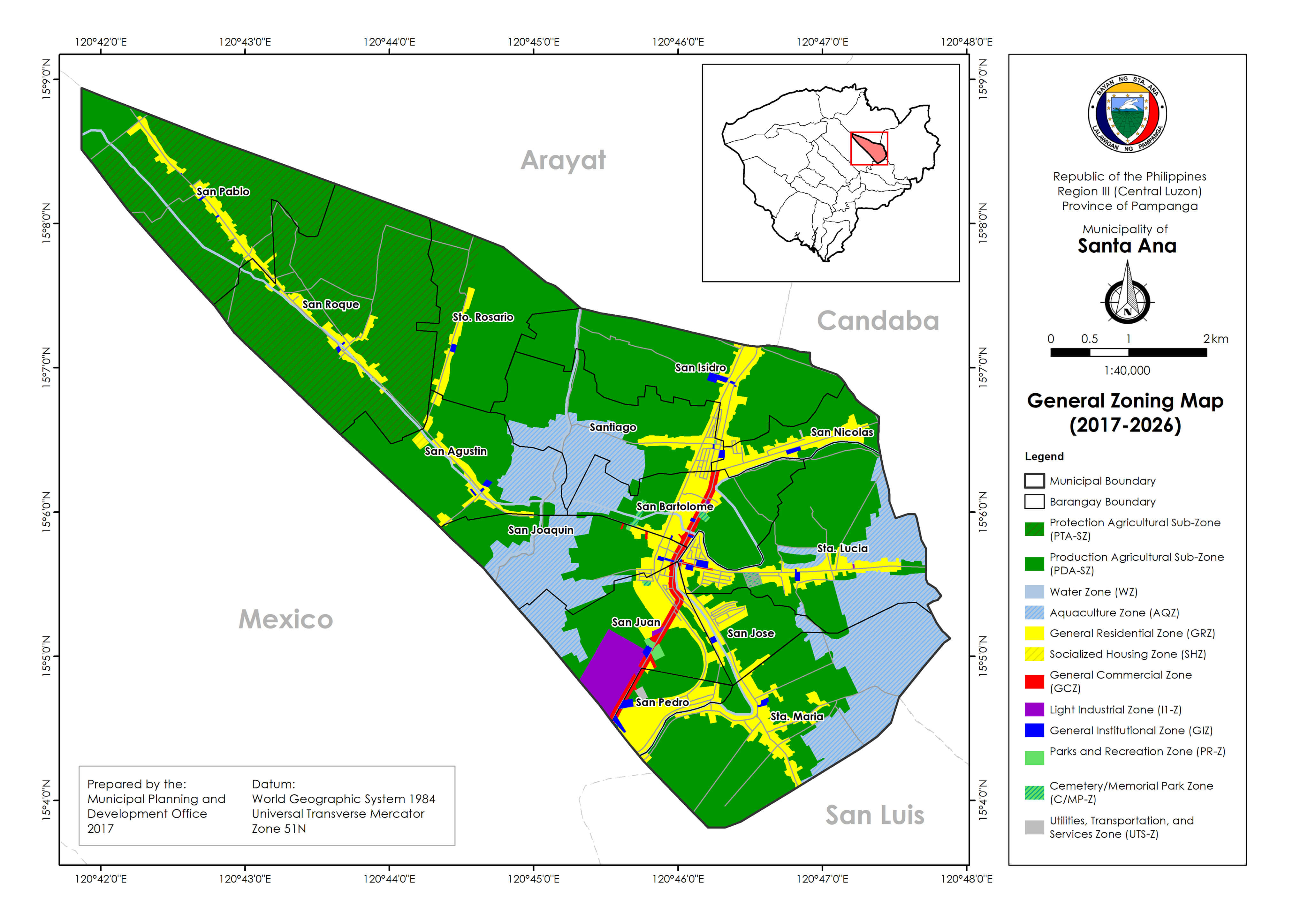 General Zoning Map
